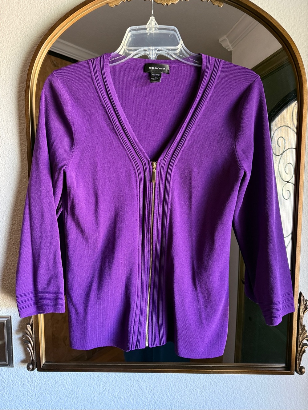 Purple Zip Up